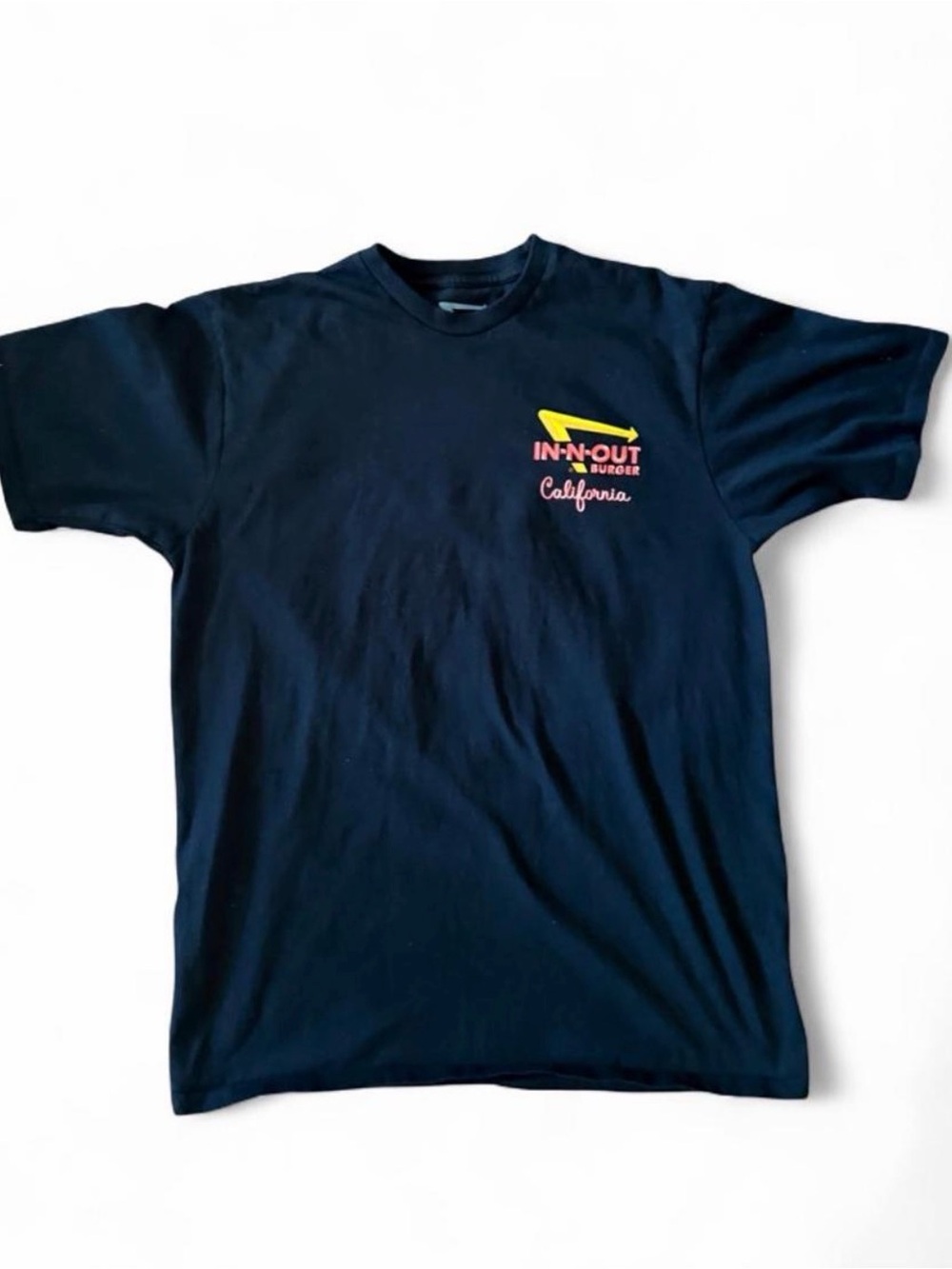 California Logo Black Crewneck T-Shirt
